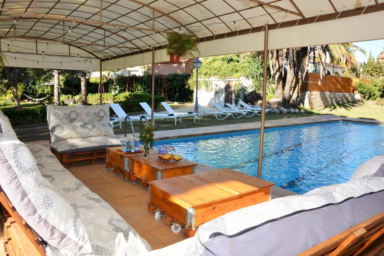 Villa Sitges El Ranch Amaizing Outdoor Areas Beaches At 5 Minutes Walk Sitges At 15 Min Drive Ac Pool Jacuzzi & Garden Xxl Калафелл Экстерьер фото